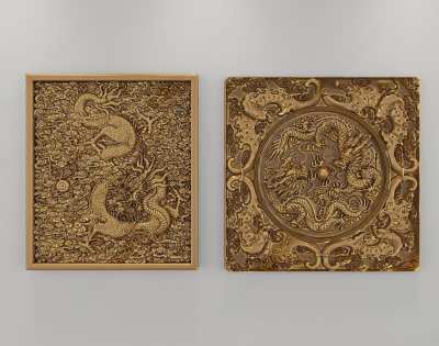 中式雕花3D模型下载